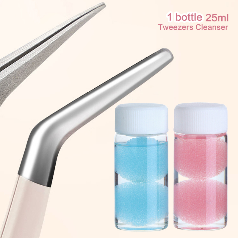 Eyelash Extension With Glue - Kirpik Cımbız Temizleyici Kirpik Tutkal Uzatma