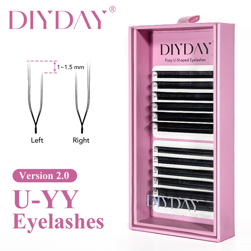 Eyelash Extension Volume Styles - DIYDAY Foxy U-YY Şekilli Kirpik Uzatma