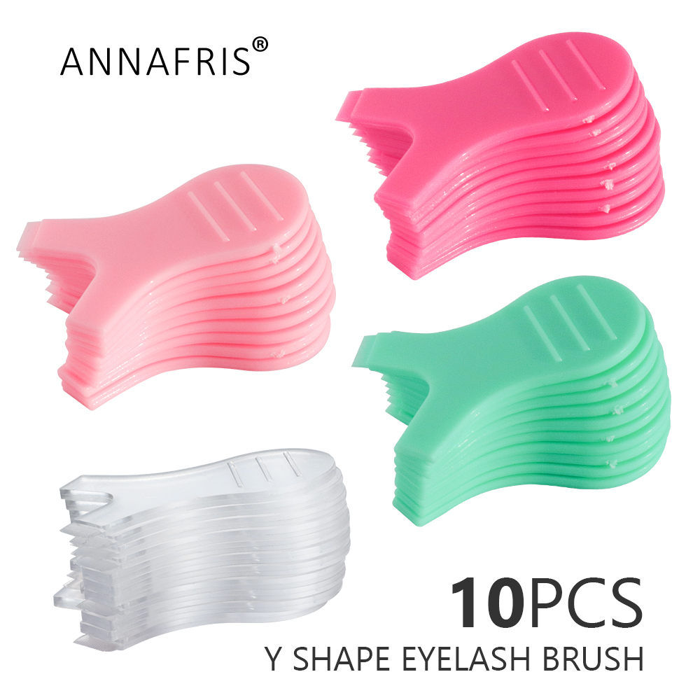 Eyelash Extension Y Shape - 10 adet kirpik uzatma Y-şekilli fırça