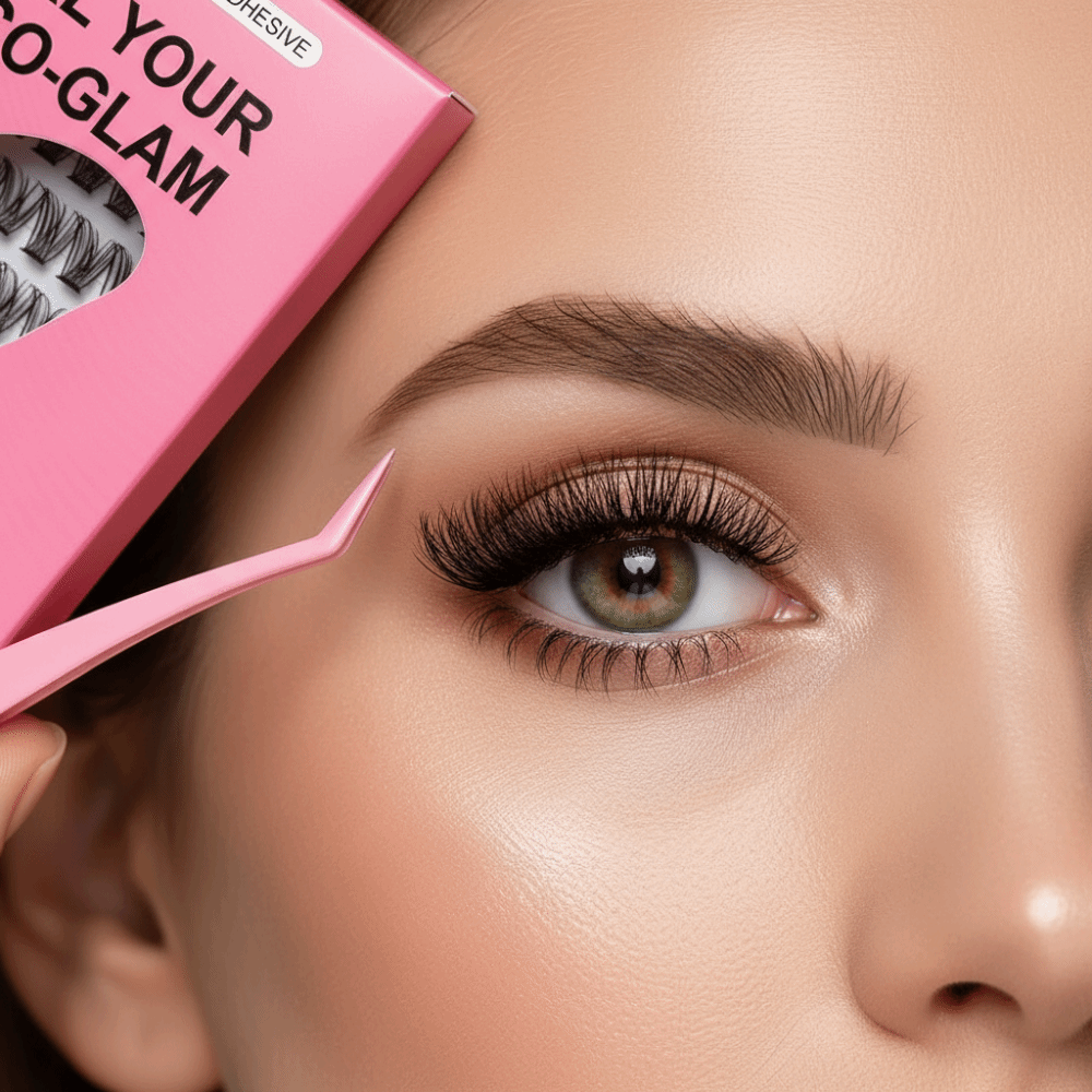 Eyelash Extension With Glue - Doğal Görünümlü Kendin Yap Kirpik Uzatma