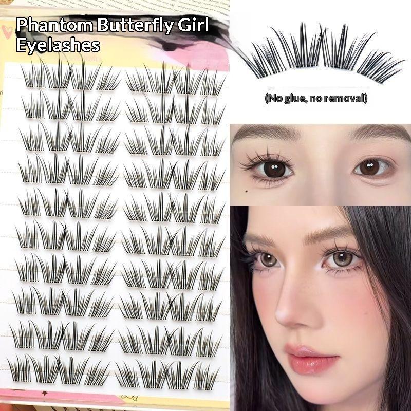 Eyelash Extension With Glue - Kendin Yap Doğal Tüy Kıvrımlı Kirpikler