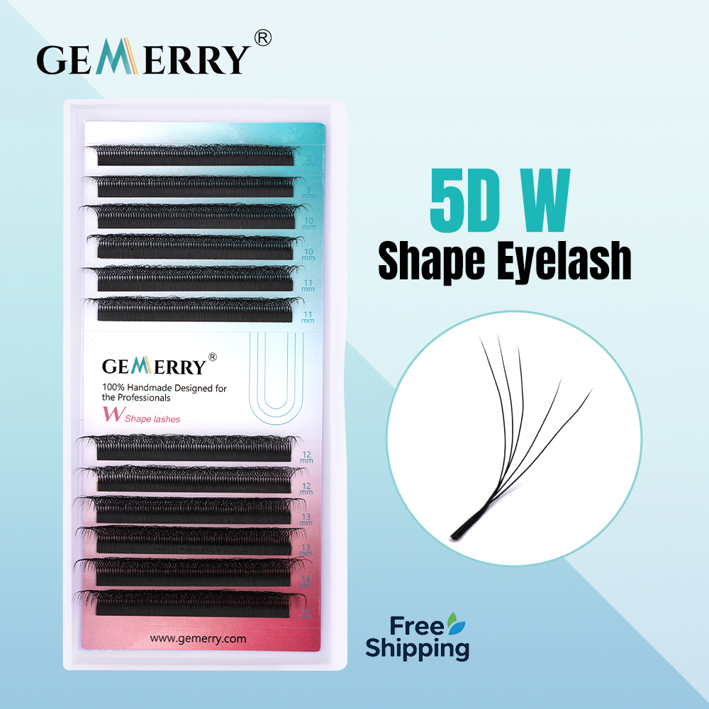 Eyelash Extension Volume Styles - GEMERRY 5D W Şekilli Kirpik Uzatma