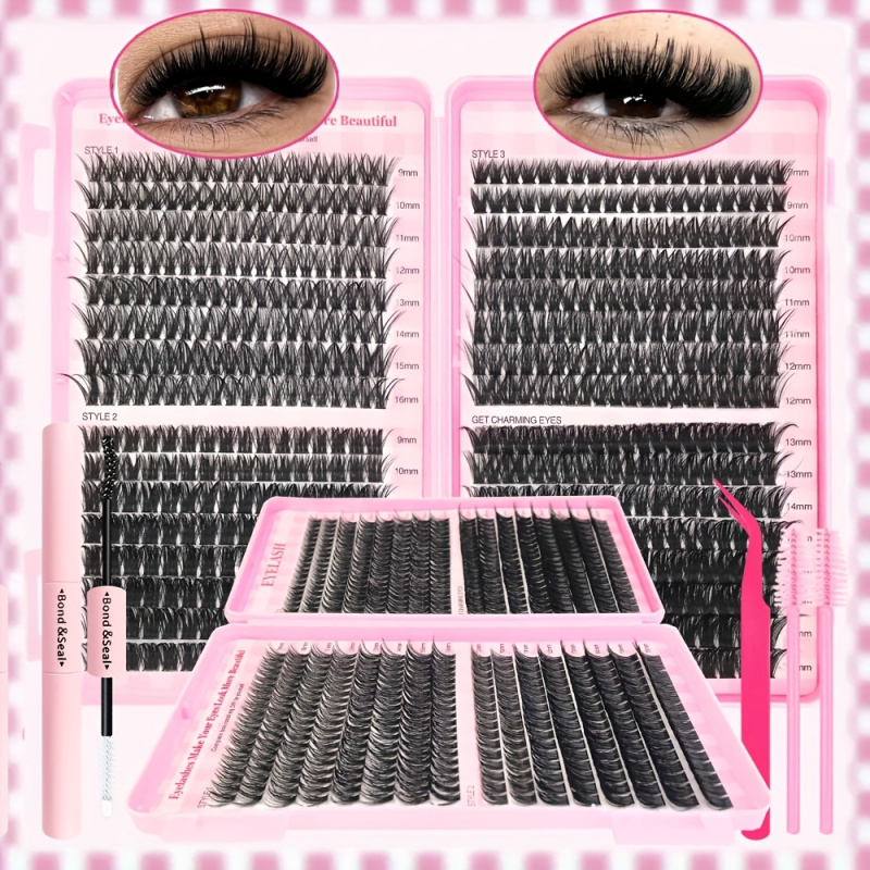 30/40/50/60/80/100D, Kalın 9-1 - Eyelash Extension Volume Styles incelemesi ve fiyatı