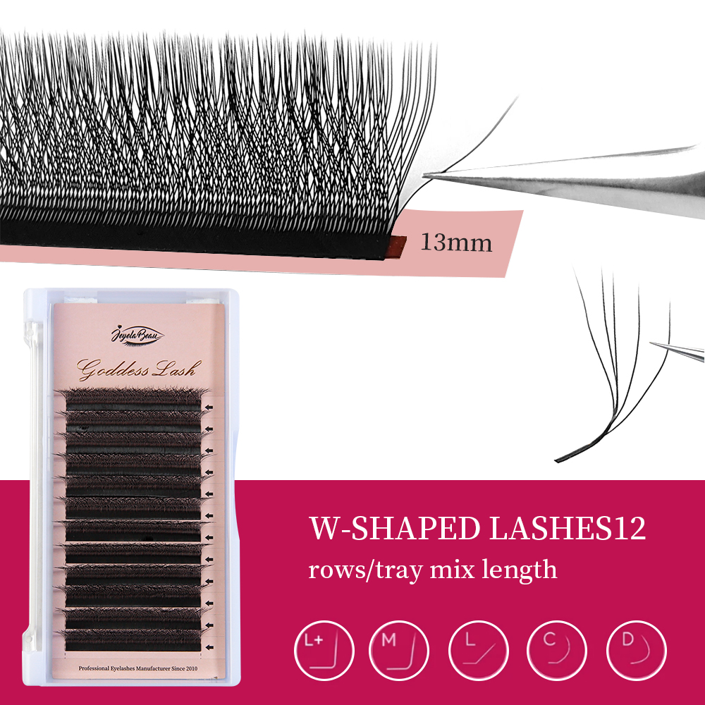 Tanrıça W3D 4D 5D M Curl Kirpi - Eyelash Extension Volume Styles incelemesi ve fiyatı