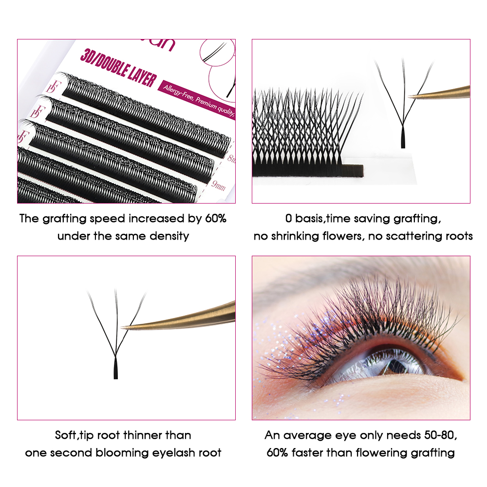 FADVAN 6D-W şekilli kirpik uza - Eyelash Extension Yy incelemesi ve fiyatı