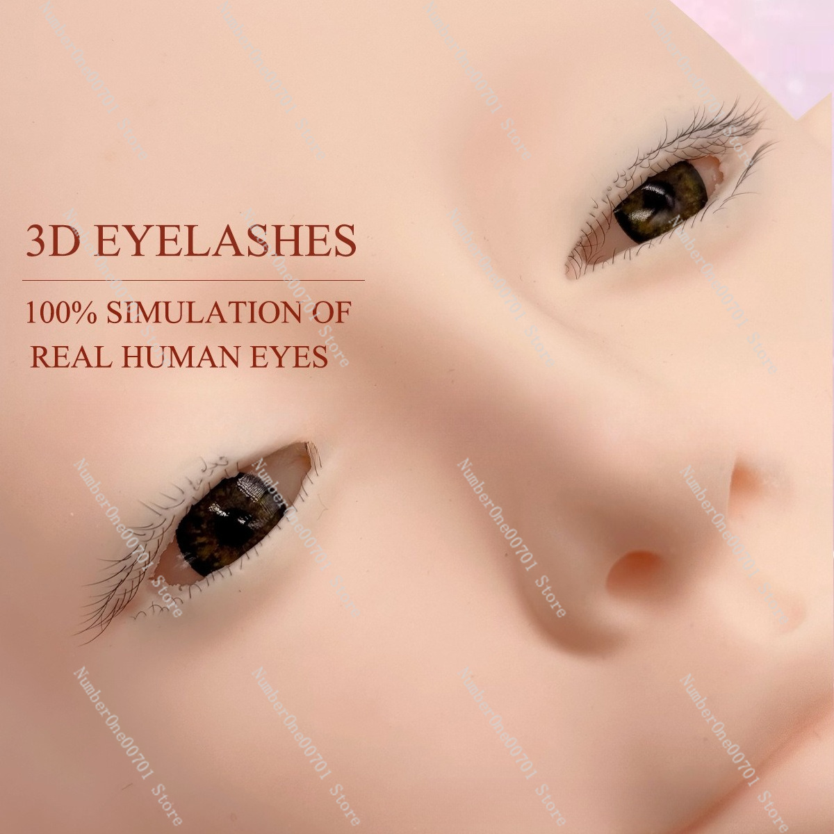 3 Katmanlı Silikon Manken Kafa - Eyelash Extension Open Eye incelemesi ve fiyatı