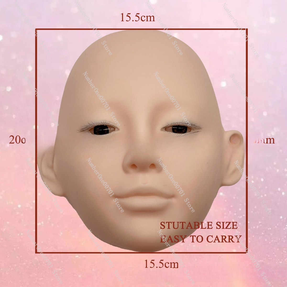 3 Katmanlı Silikon Manken Kafa - Eyelash Extension Open Eye incelemesi ve fiyatı
