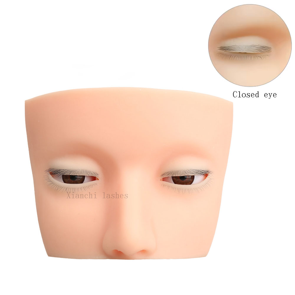 4 katmanlı manken kafası kirpi - Eyelash Extension Open Eye incelemesi ve fiyatı