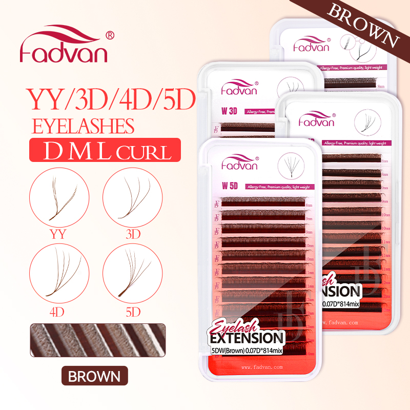 FADVAN Kahverengi 4D/3D/5D kir - Eyelash Extension Yy incelemesi ve fiyatı
