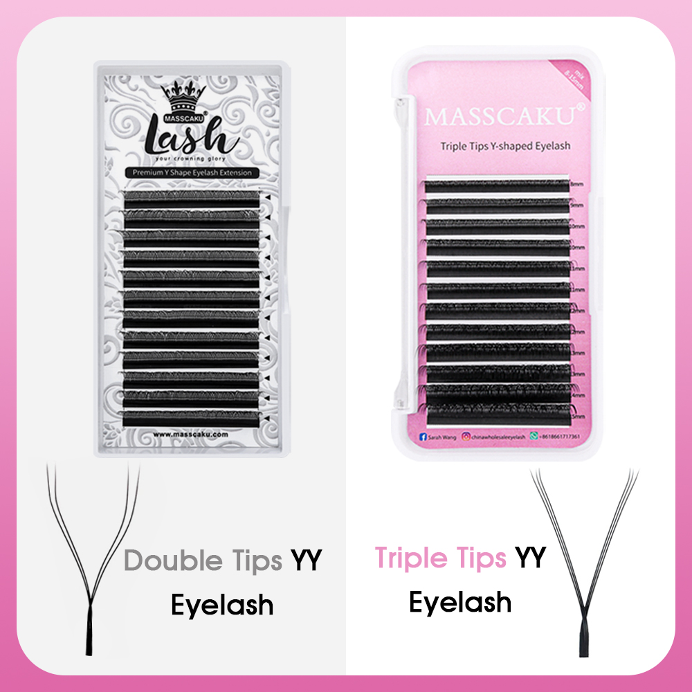 MASSCAKU sıcak satış doğal Pre - Eyelash Extension Yy incelemesi ve fiyatı