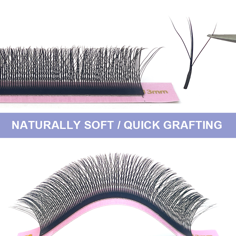 Yeni peri 3D kalın W şekli kol - Eyelash Extension Y Shape incelemesi ve fiyatı