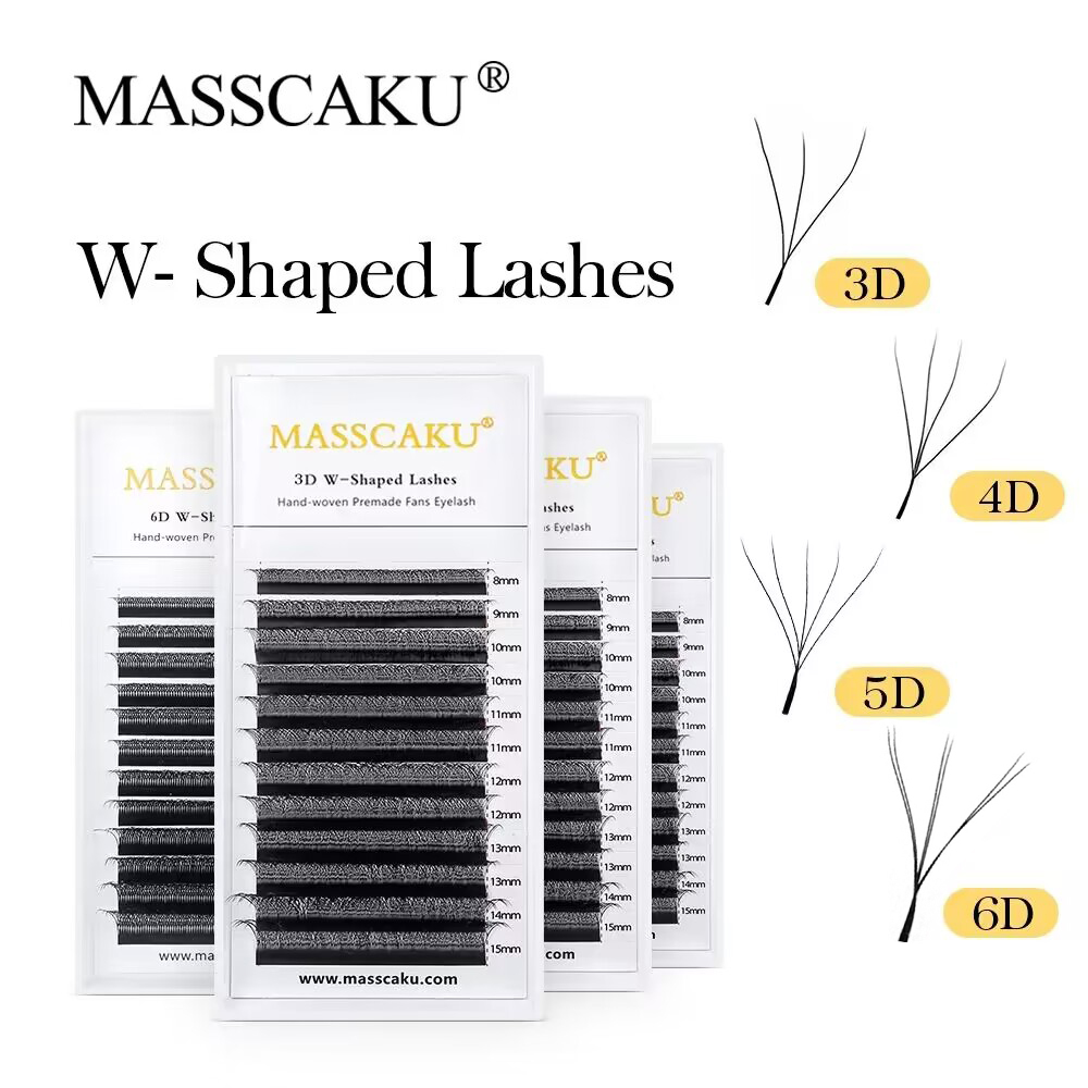 MASSCAKU W Şekli Bloom Kirpik  - Eyelash Extension Volume Styles incelemesi ve fiyatı