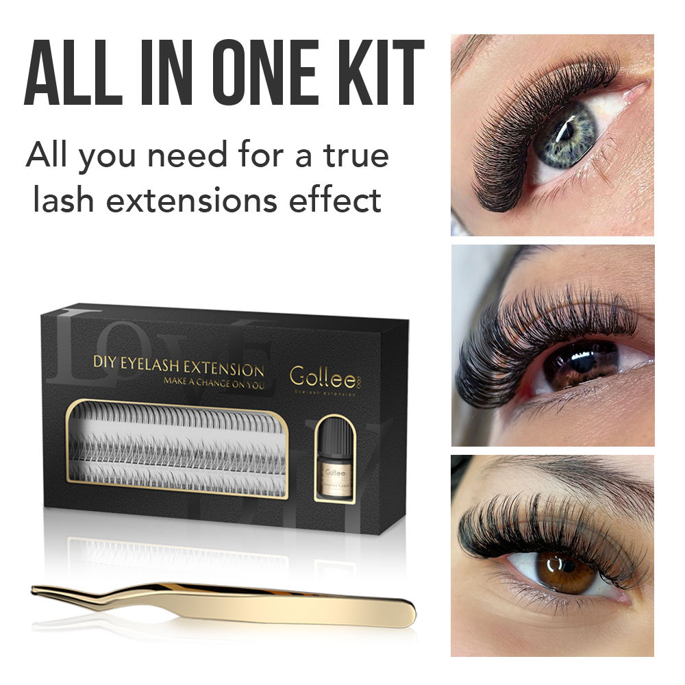 Gollee DIY kirpik uzatma hediy - Eyelash Extension Open Eye incelemesi ve fiyatı